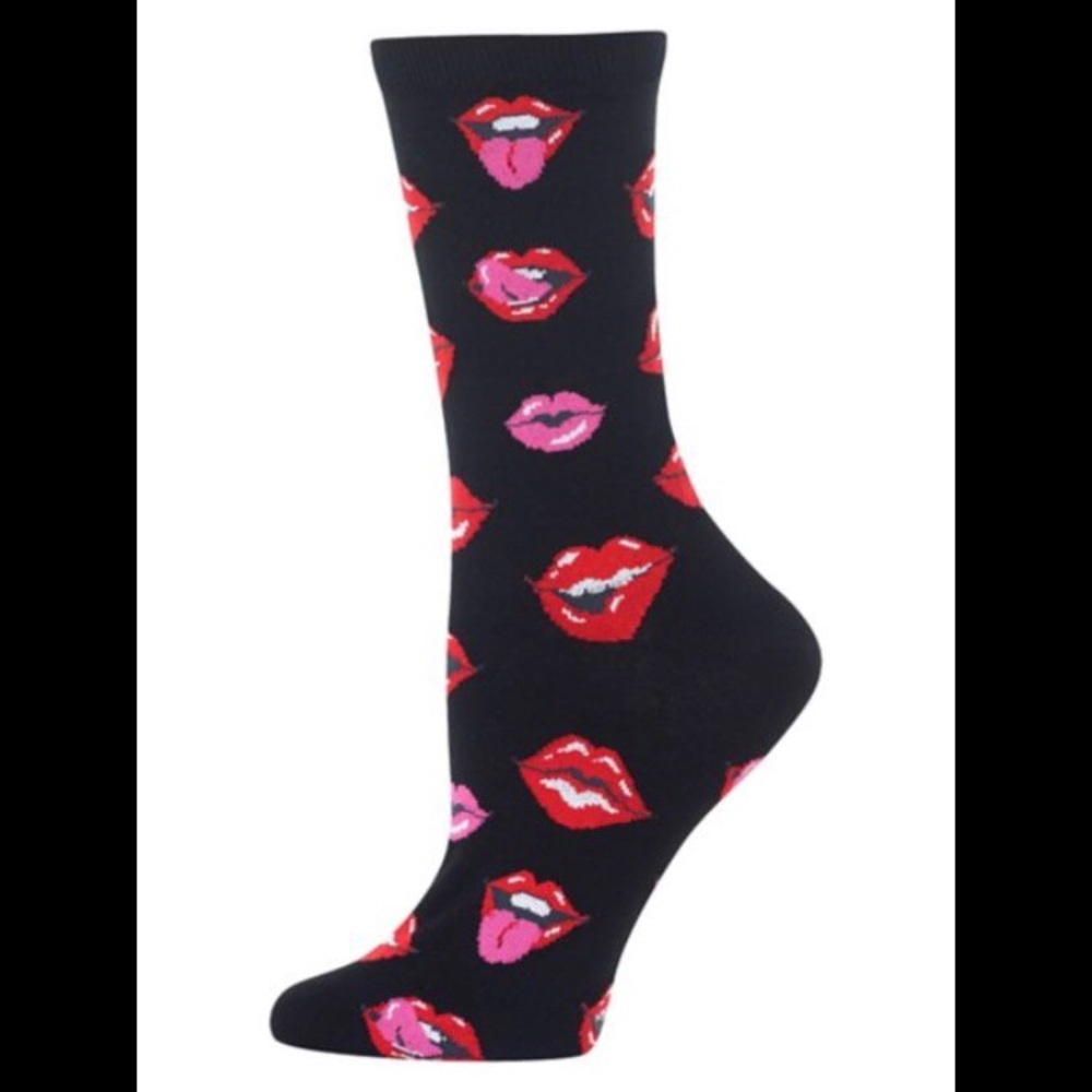 HOTSOX Lips Crew Socks Women’s